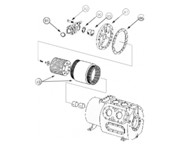 Trane crhr Motor Assembly Parts